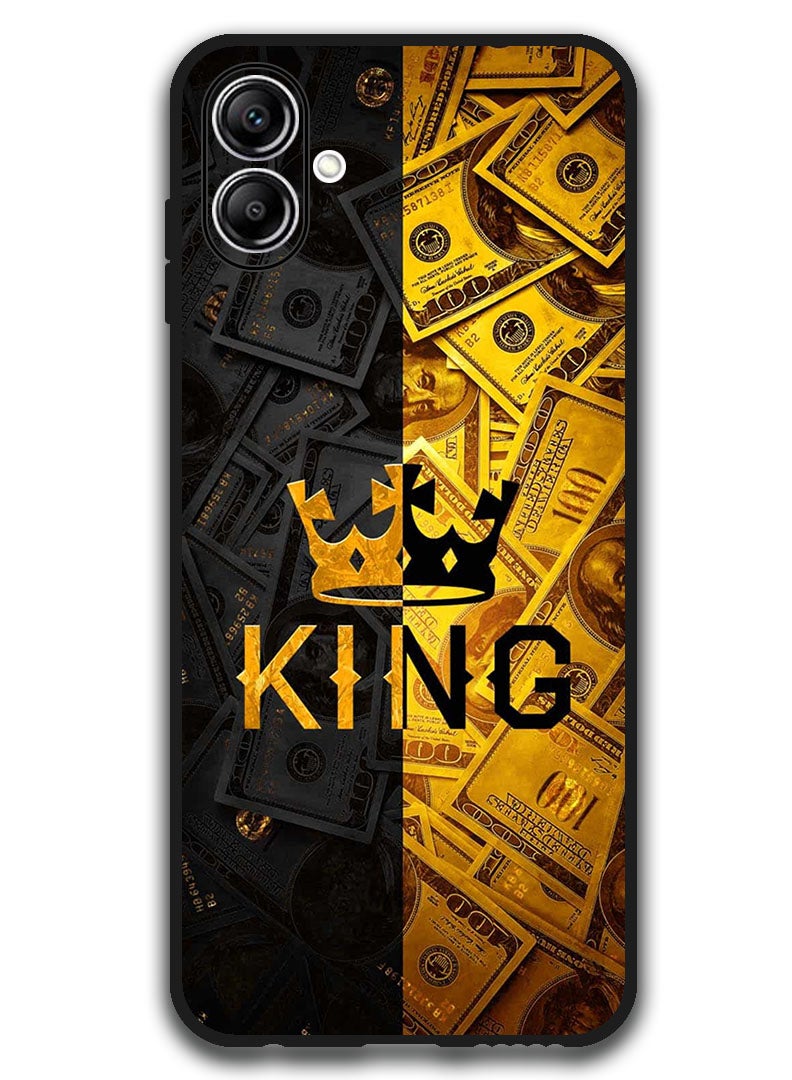 Theodor Case Compatible with Samsung Galaxy A07 6.7 Inch Protection Shockproof Bumper Cover King Gold - Image 1
